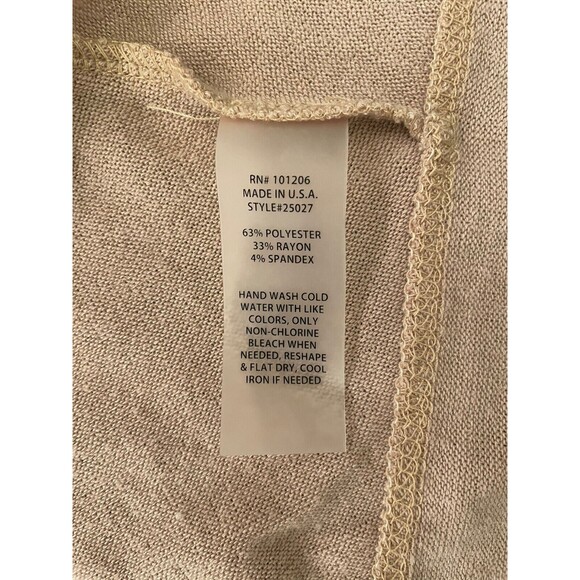 Soft Surroundings Women’s  B'Call Tunic Sweater lagen look cowl neck sz small - Picture 3 of 6